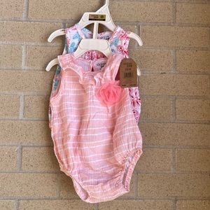 Chick Pea 3-6 Girls Summer Onsie Romper